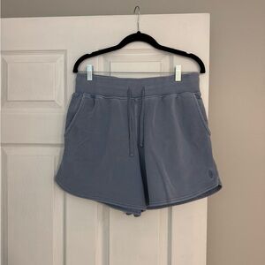 FREE PEOPLE Women's Relaxed Drawstring Shorts in Slate Blue